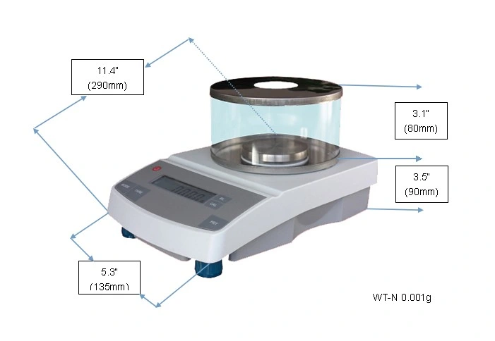 60g 100g 200g 300g0.001g Precision Analytical Digital Balance