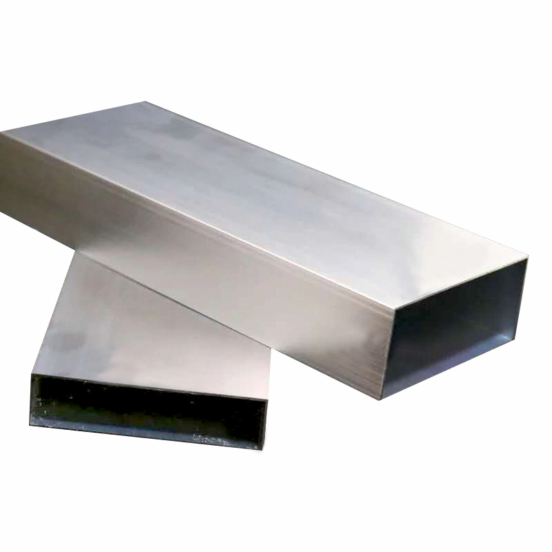 Pipa de aluminio anodizado plata hueco Material de la barra de aluminio