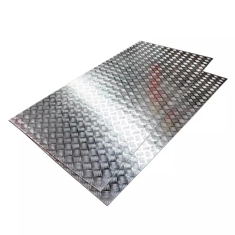 Wholesale/Supplier 1050 1060 1100 H14 H24 Aluminum Tread Plate Embossed Checkered Aluminium Sheet Plate for Bus Truck Ship Gym Floor