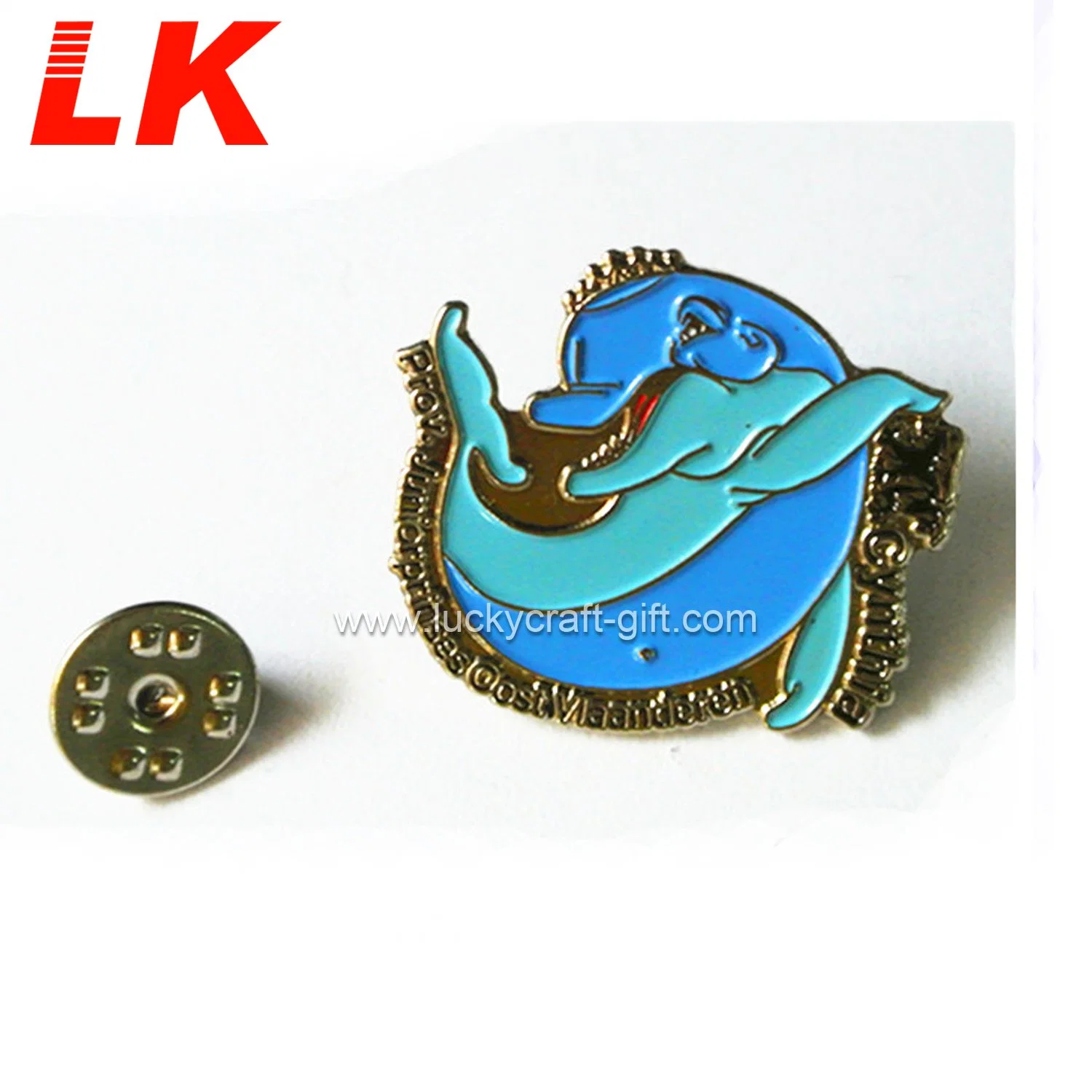 Hot Souvenir Custom Plating Gold Soft Enamel Badge