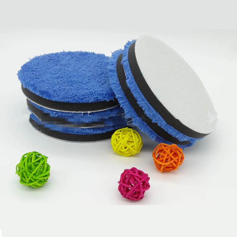 3/4/5/6pouce Kits de polissage en microfibre cirage Pad micro fibre Accessoires de voiture