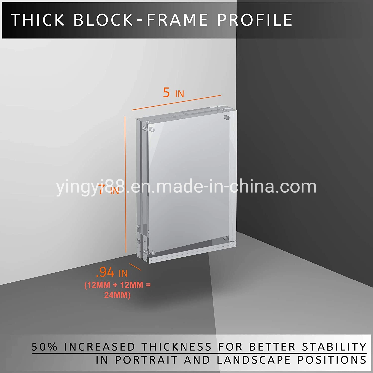 Factory Made 	Acrylic Photo Display Stand