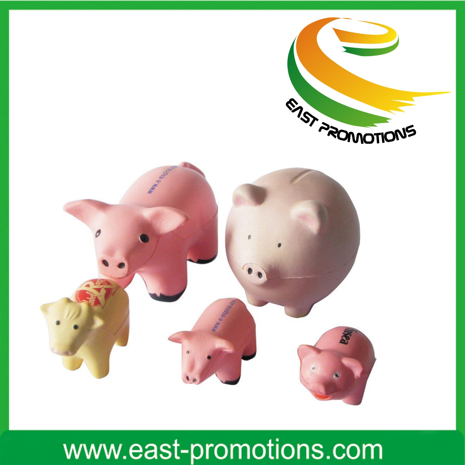 Custom Eco-Friendly Soft Anti Stress Ball PU Foam Stress Reliever Toy for Promotional Gifts