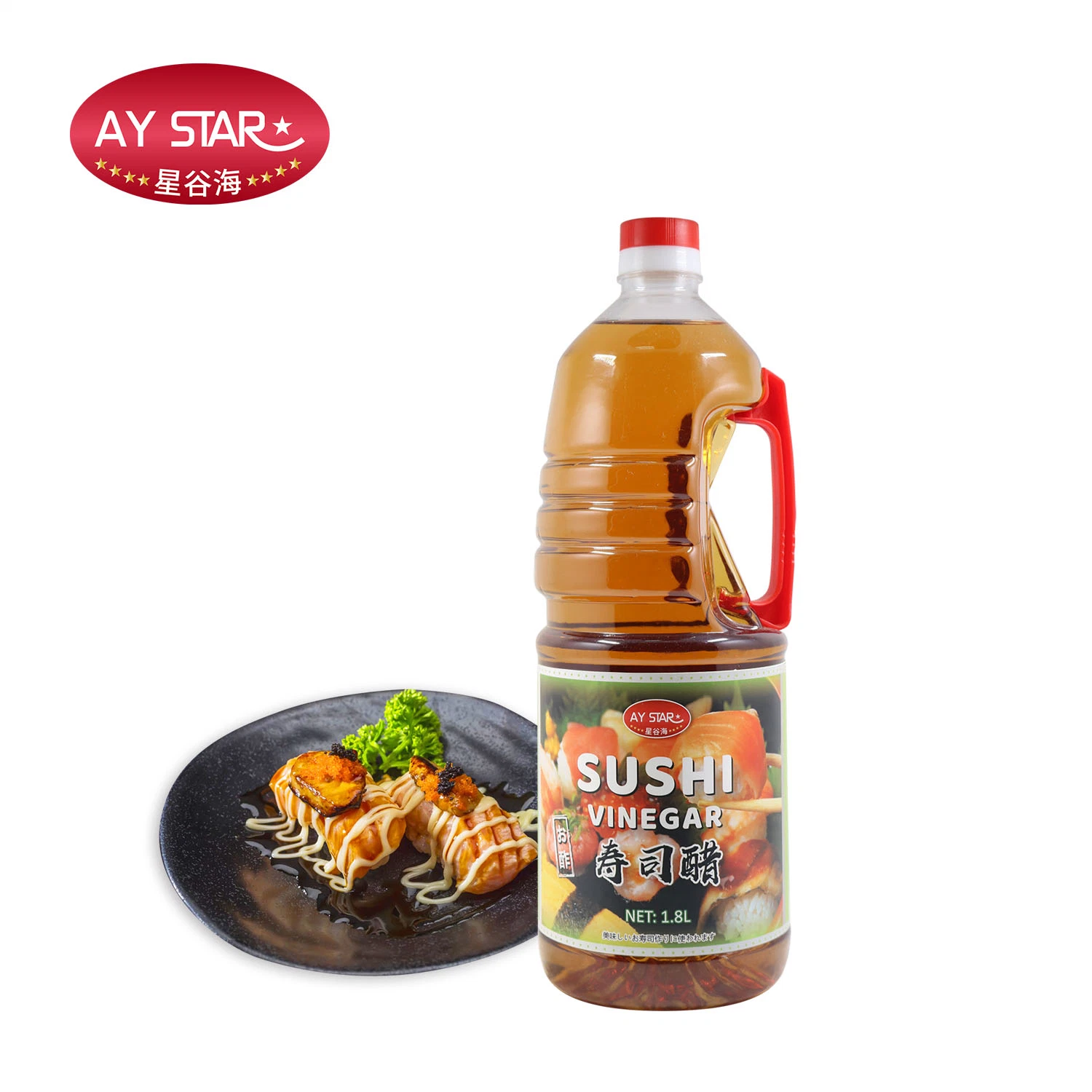 Fabricants OEM en vrac fournisseurs de riz au vinaigre de riz de sushi halal japonais doux