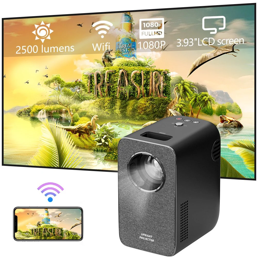 Heißer Verkauf Unterstützung 1080p Mini LCD LED Portable Home Entertainment Videoprojektor