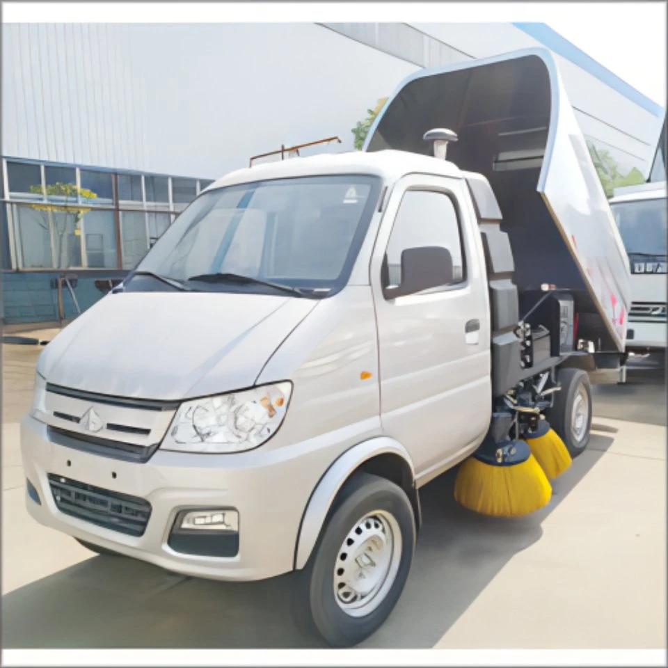 Washing Street Sweeping Vehicle Road Dust Vacuum Road Sweeper Truck