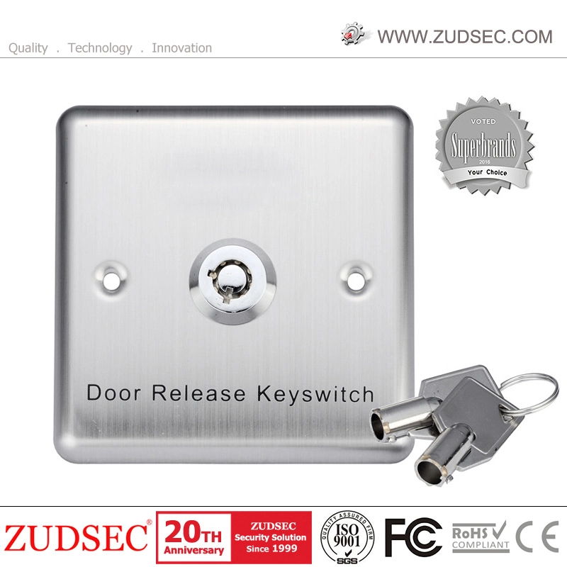 304 Stainless Steel Door Exit Release Button Key Switch