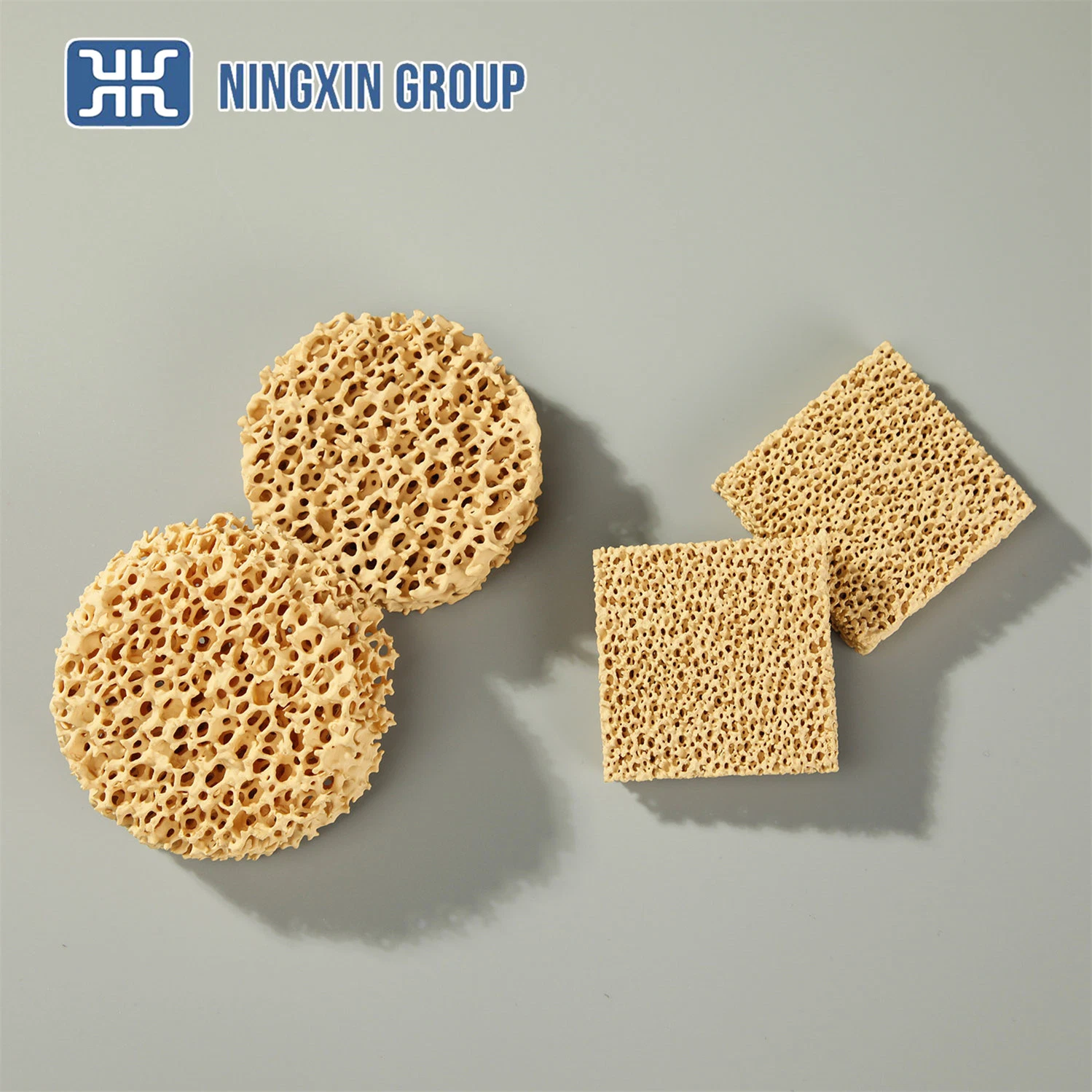 Customized Square Rectangle Circle Zirconium Dioxide Ceramic Foam Filter Refractory Material 100X25mm 20ppi 100*25mm 10ppi Food Processing Cast Filtration