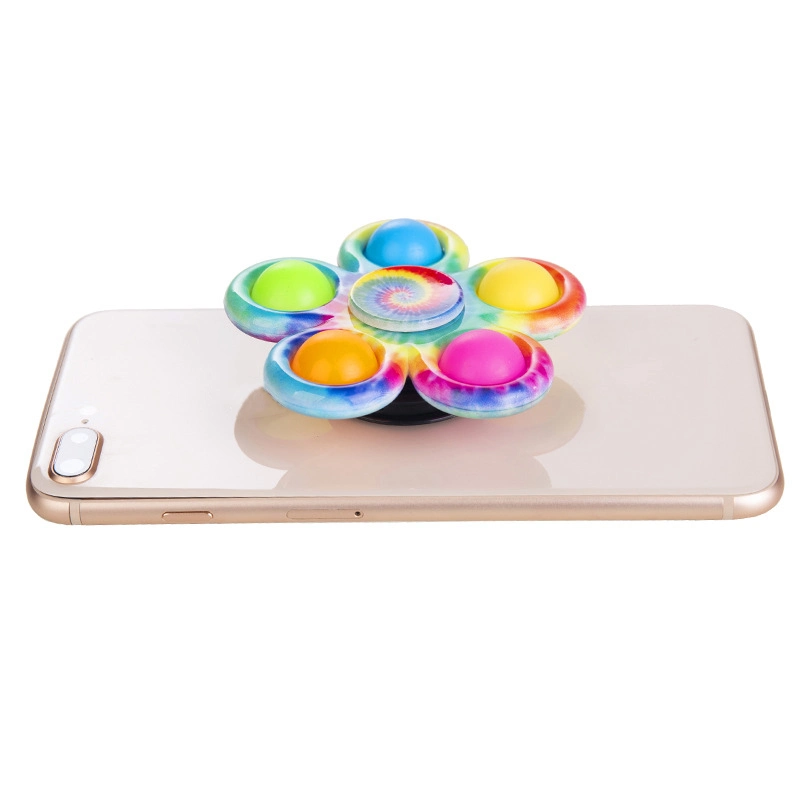 Amazon Hot Sale Fidget Spinner ABS Phone Holder Push Bubbles Pop It or Mobile Phone