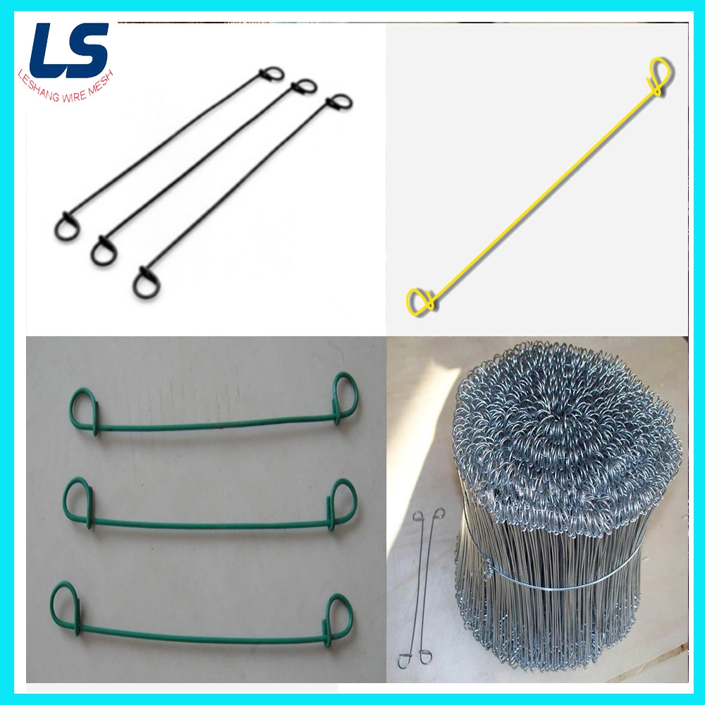 Galvanized/PVC-Coated Double Loop Tie Wire 90mm to 200mm/Regbar Tie Wire/ Wire Sack Ties