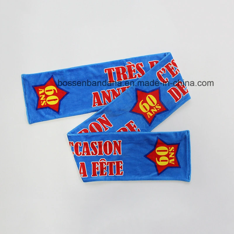 Factory OEM Customized Jacquard Acrylic Knit Football Team Bar Supporters Scarf