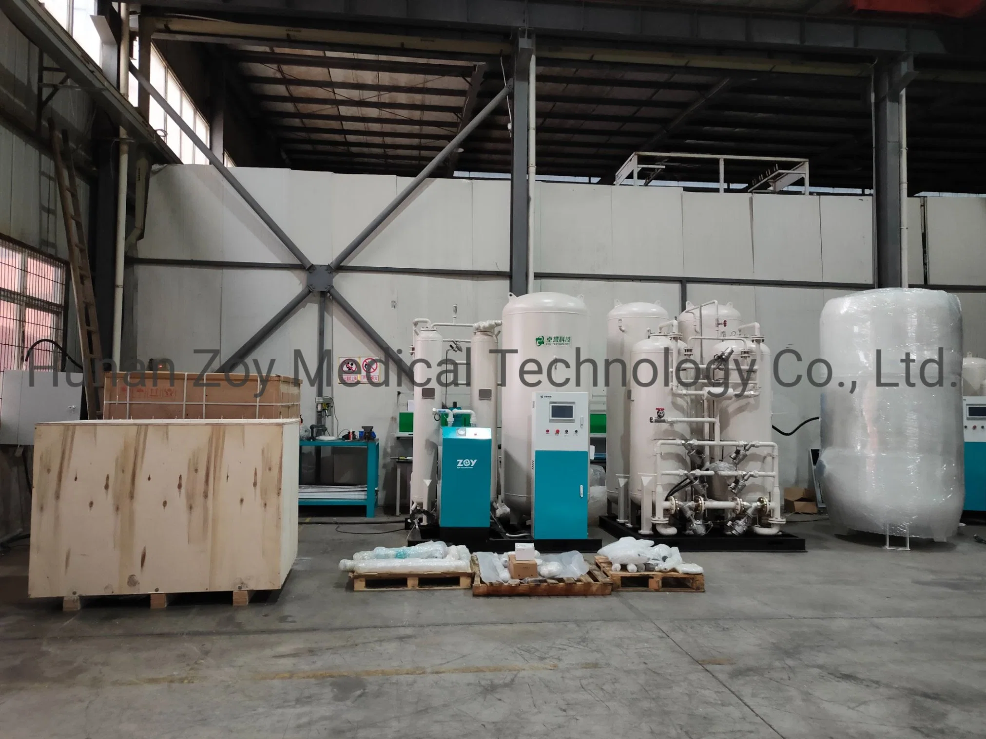 PLC Control 20 Nm3/H Psa Oxygen Generator Oxygen Gas Production Plant