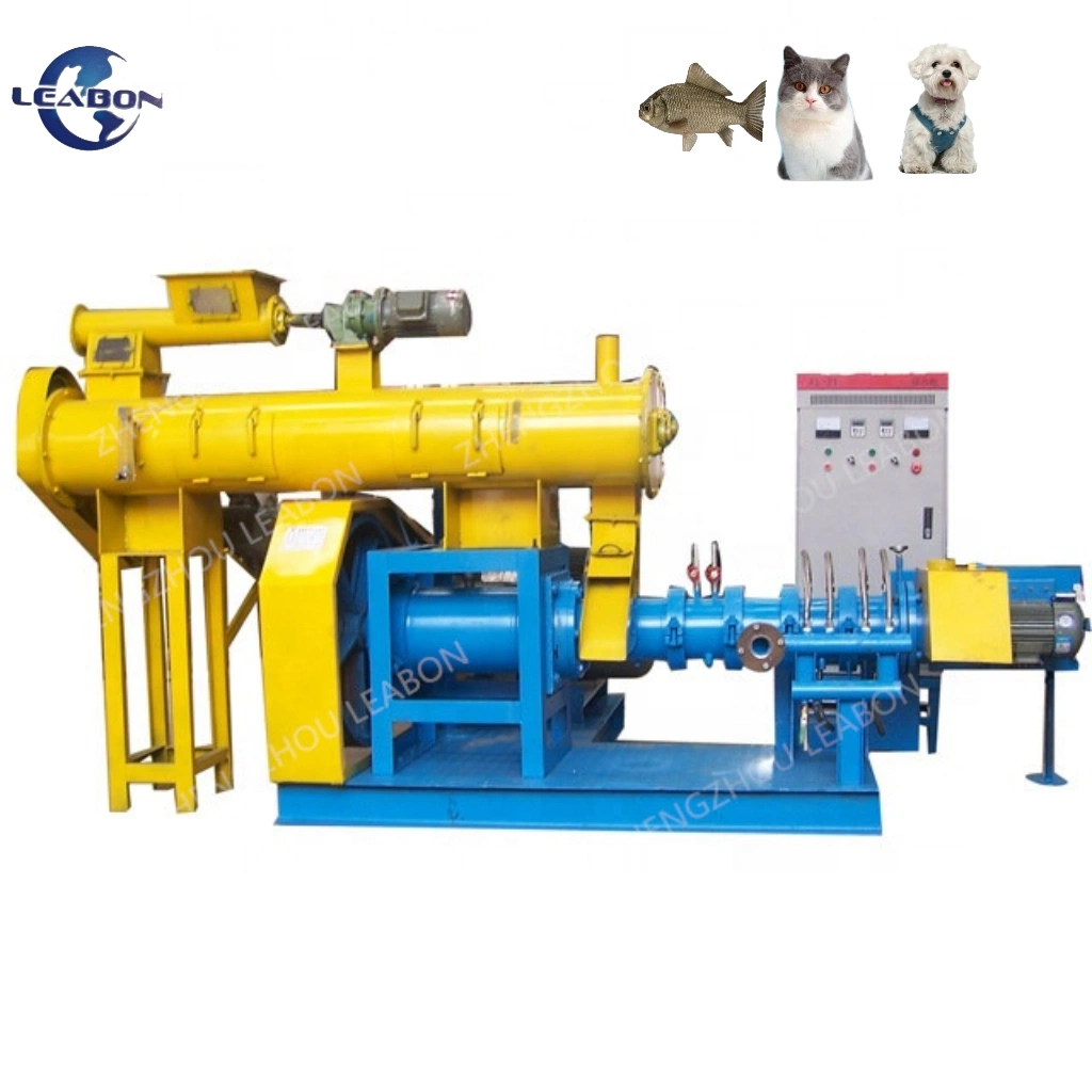 Mini Wet Type Screw Floating Catfish Feed Mill Pet Dog Feed Extruder Machine Price