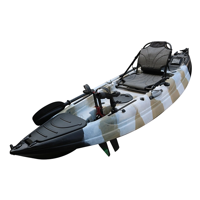 9.3FT Single Seat Sit on Top Pedal Drive System Kayak Sea Canoe