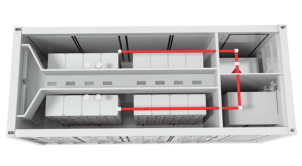 Ess 1000KW Projet solaire 1MW Système de stockage de l'Énergie solaire Énergie solaire de la batterie du système solaire de conteneur d'énergie éolienne