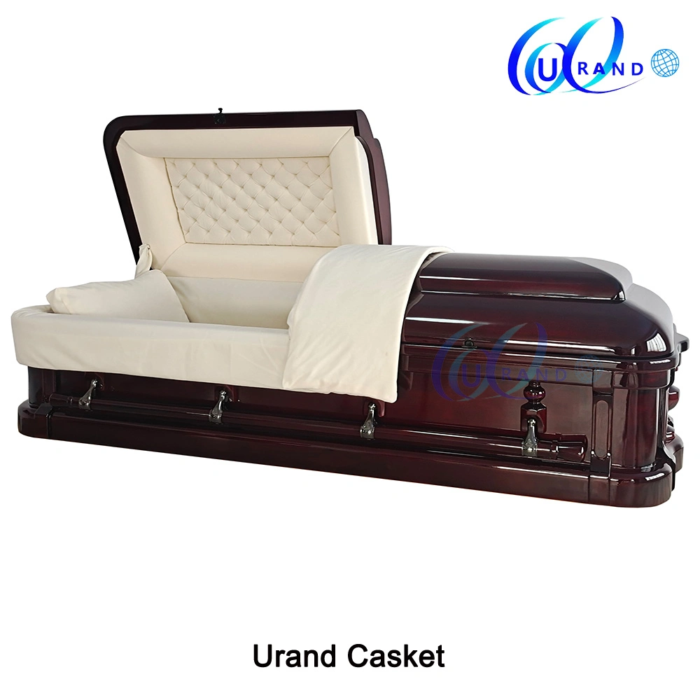 Presidential Luxury Design Solid Mahogany Wood Casket