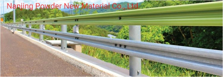 ISO9001 шоссе Guardrail полиэстер порошковое покрытие