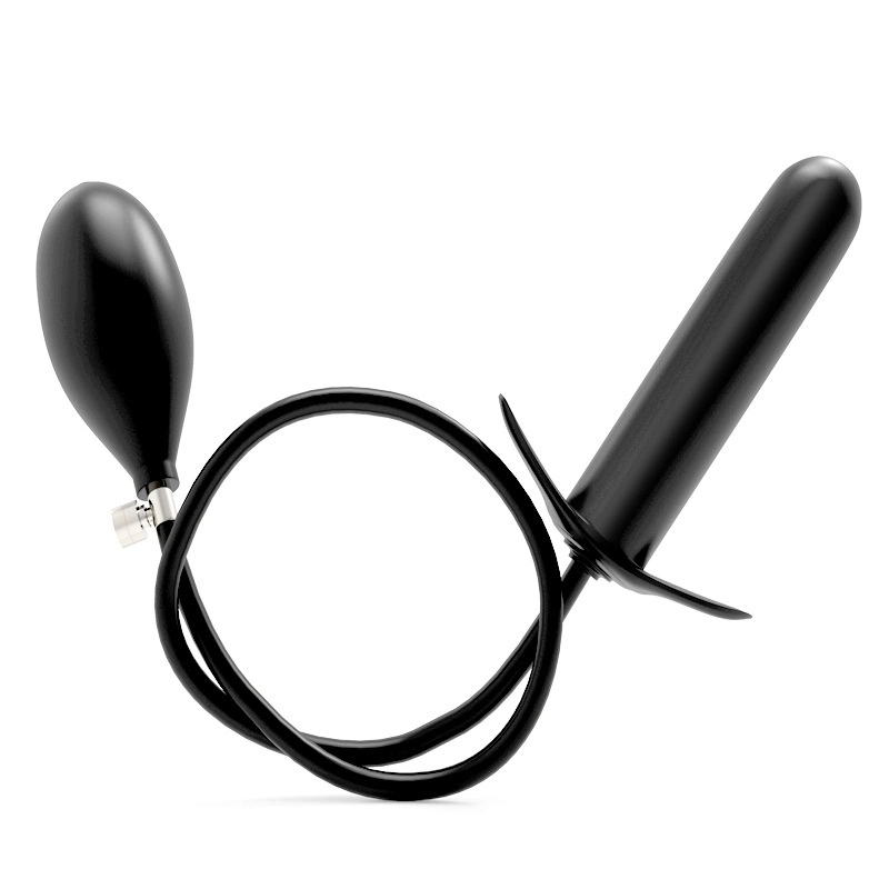 Amazon Black Inflatable Expand Dildo Anal Plug