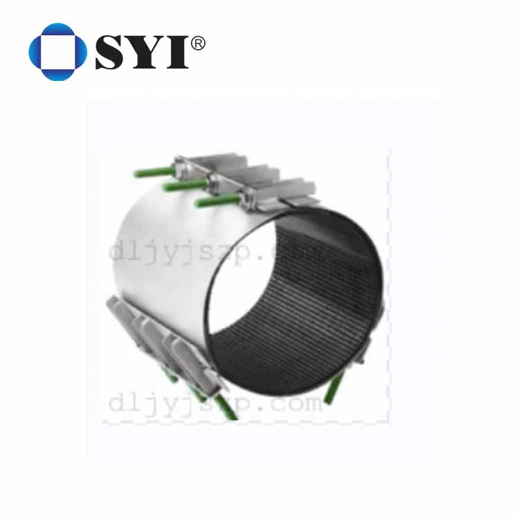 Syi Stainless Steel Pipe Coupling Double Lock Quick Pipe Leak Repair Clamp