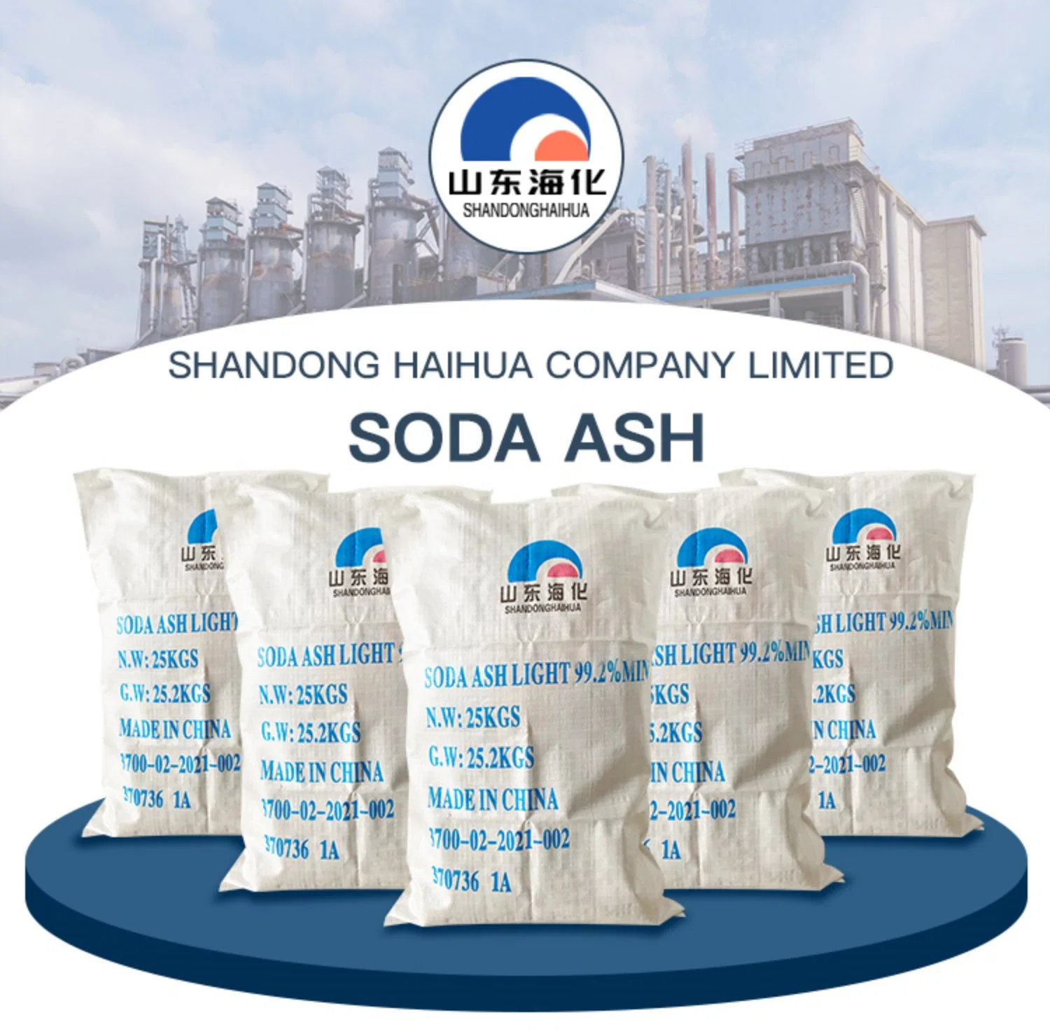 99.2% Na2co3 Sodium Carbonate CAS 497-19-8 Soda Ash Light Low Price