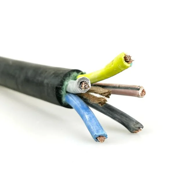 Yq/Yqw/Yz/Yzw/Yc/Ycw 450/750V 0.3-150mm&sup2; 2-5cores Waterproof Flame-Retardant Rubber Sheathed Power Cable and Wires