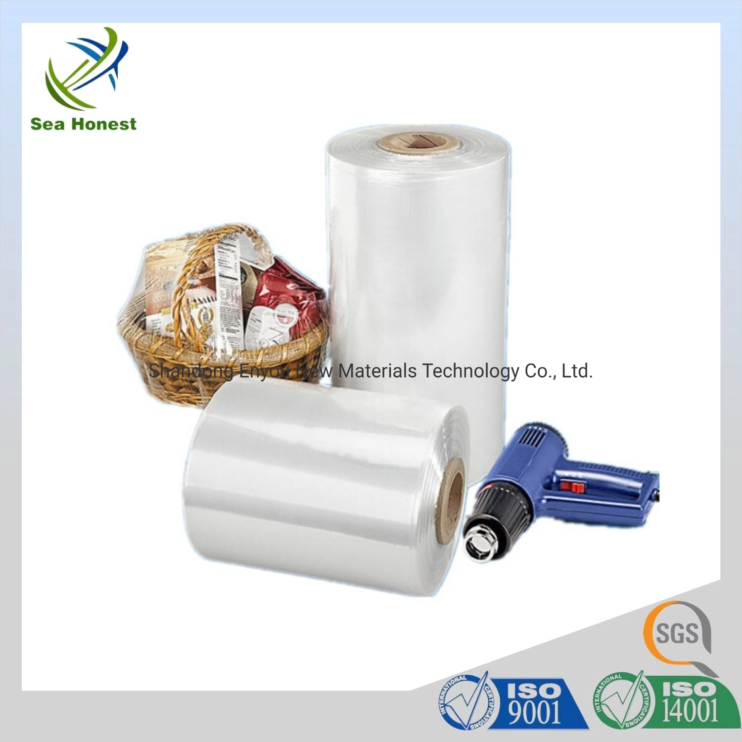 Film Rolls Form PVC Heat Shrink Wrap for Soap Packaging