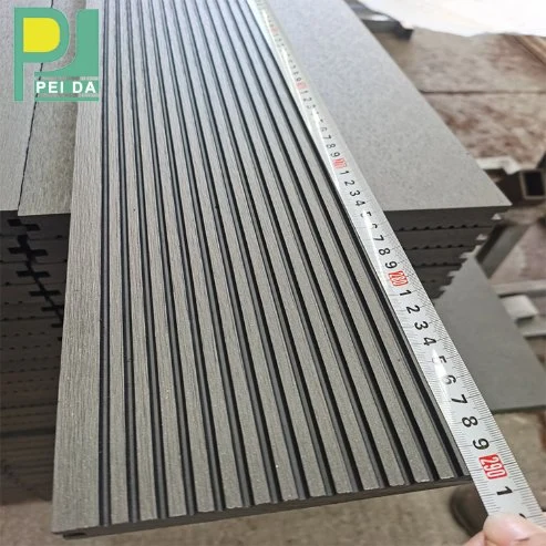 PE Wood Plastic Composite Decking Panels