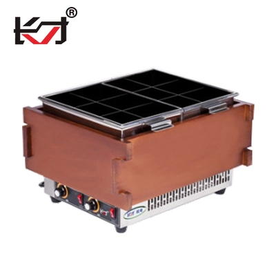 HS-10-5/2bf Elektrischer Edelstahl Kanto Kochherd Snack Food Oden Herd Maschine mit Holzkoffer