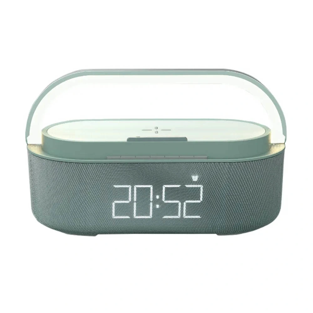 Rt-S29 Alarm Clock Dimming LED Mood Lighting Speaker Wireless Charger