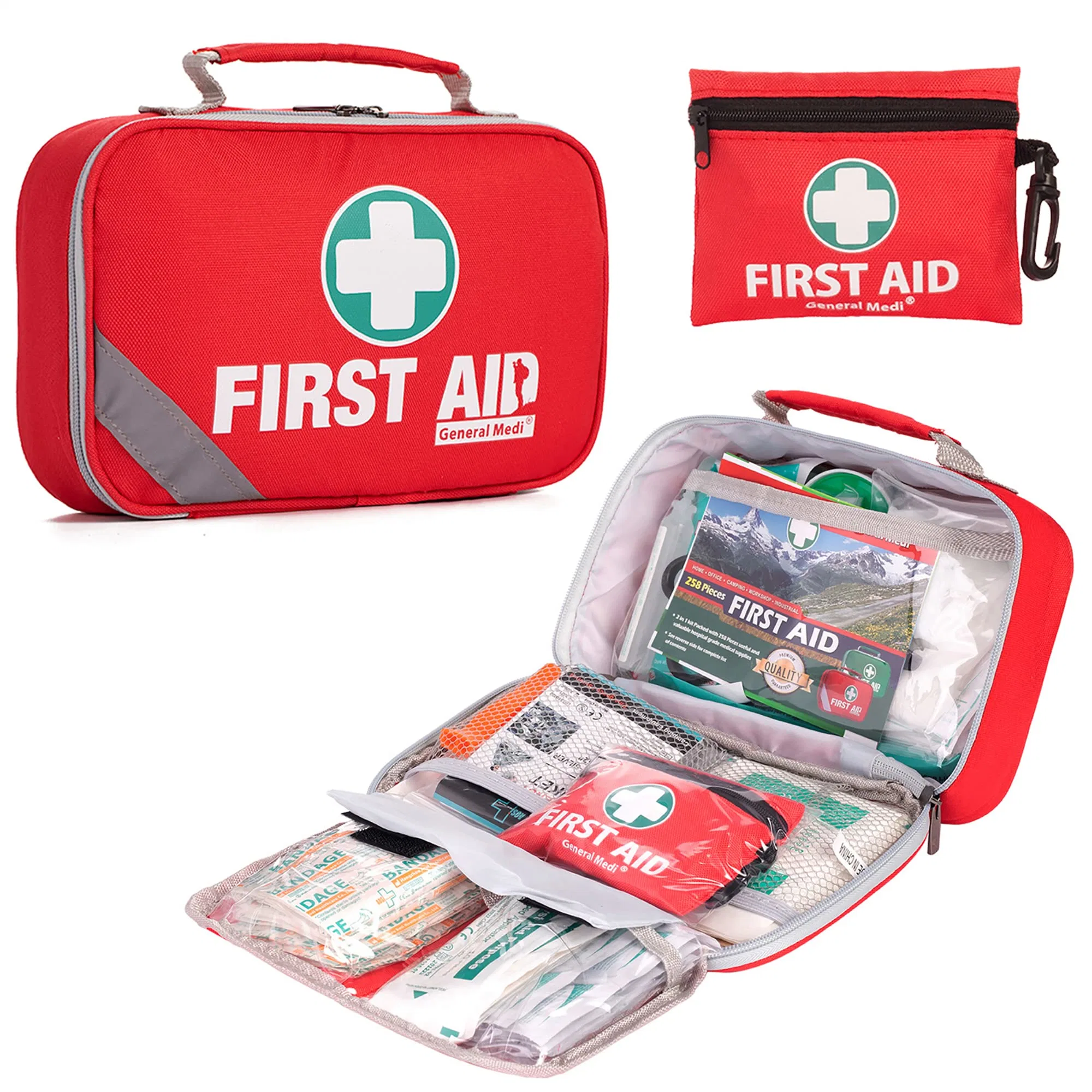 Auto Erste Hilfe Kit Medical Verbesserte Erste Hilfe Kit Tactical Trauma Kit Auto-Zubehör FDA