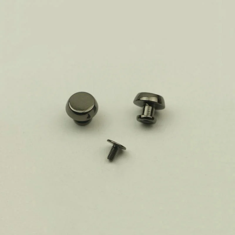 at-Bf115 7/10mm Fashion Nail Rivets Screw for Bag Handbag Embellishments Studs Buttons DIY Leather Craft Snap Hooks