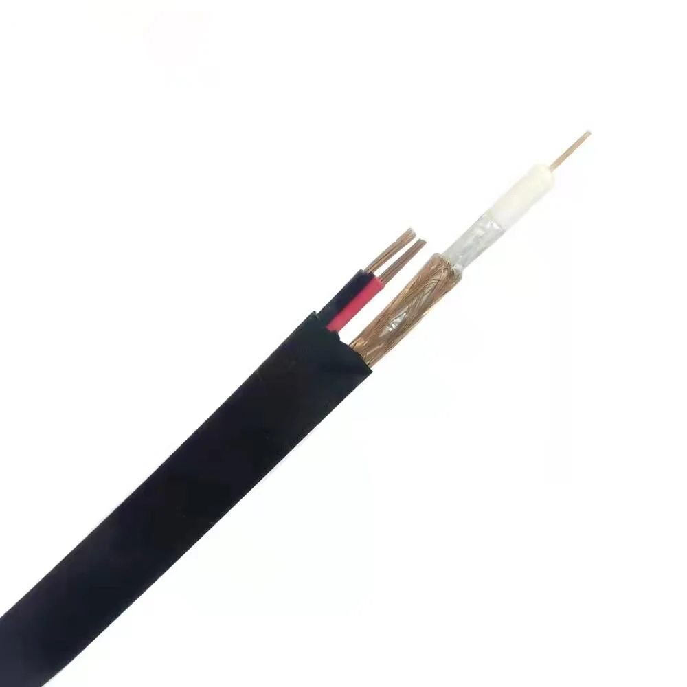 competitive price rg6 2C power coaxial cable wire for CCTV communication