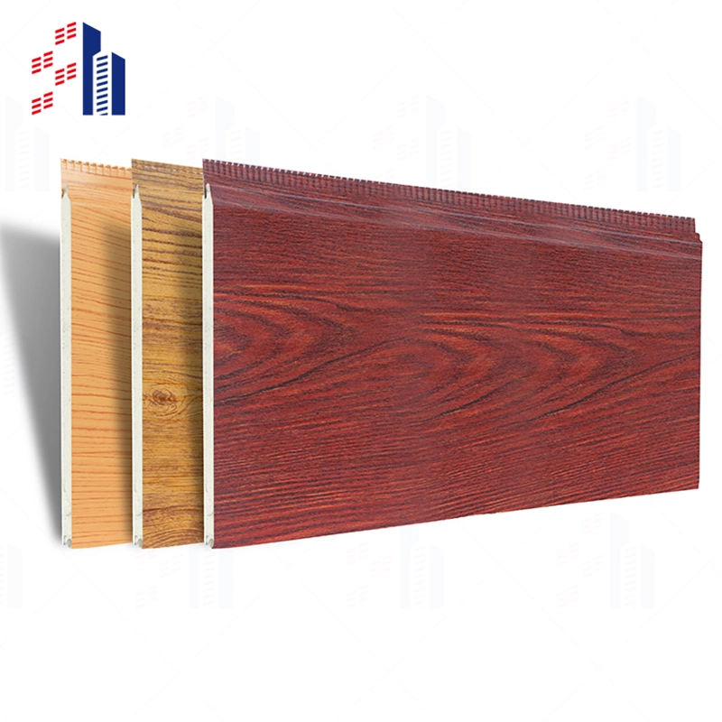 16mm 20mm Easy Installation Lightweight Metal Wall Board Decorative PU Sandwich Wall Panel for Exterior Wall