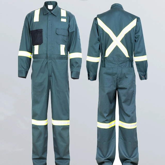 Le pétrole et gaz Coverall uniformes bleu Workwear Pantalon Pantalon réfléchissant les vêtements de travail