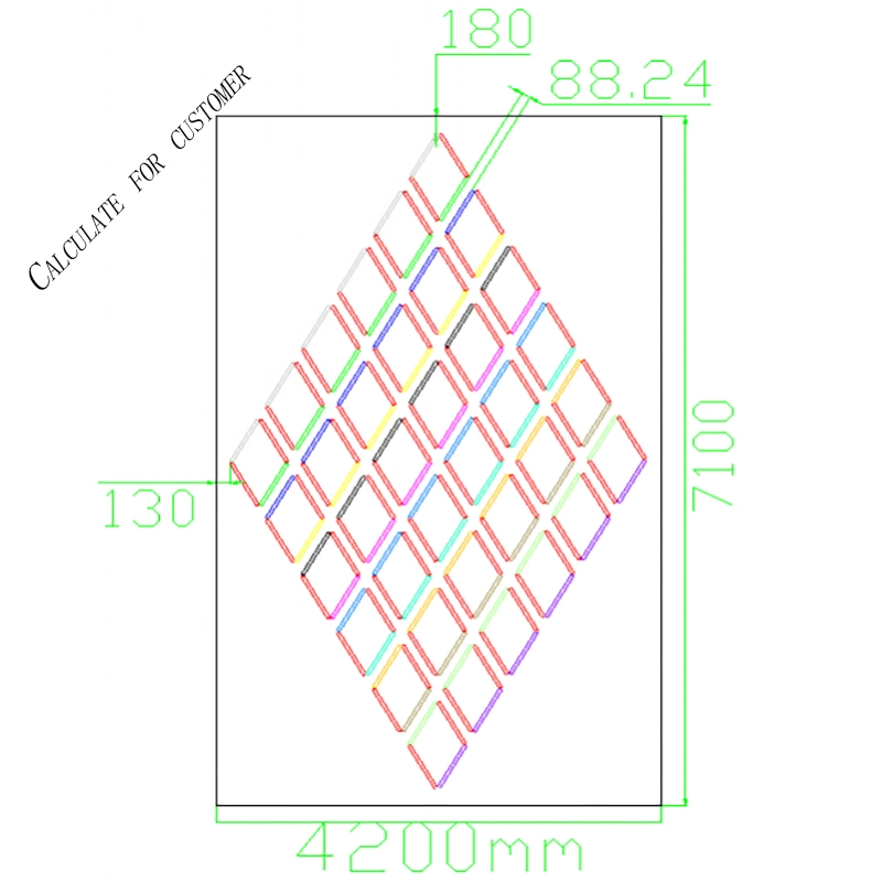 Lumière décorative 3D cube LED DMX de Piexl Light