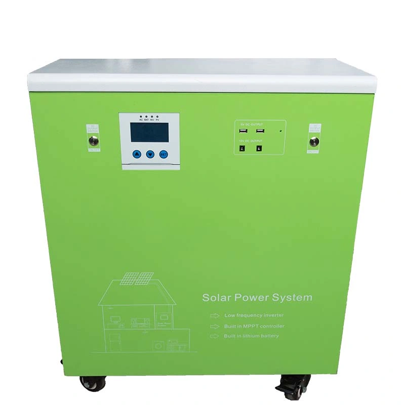 Wuxi Factory 5 kw Off Grid Solar Power System Full Solar Defina a fonte de alimentação de armazenamento de energia móvel de 6 kW