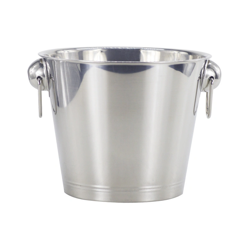 Stainless Steel Bar Ice Bucket Beer Barrel Wine Ice Bucket with Bottle Opener