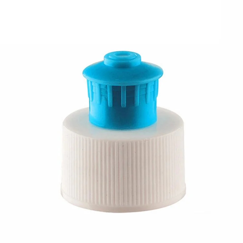 24/410 28/410 Plastic PP BPA Free Water Bottle Push Pull Screw Caps Lid