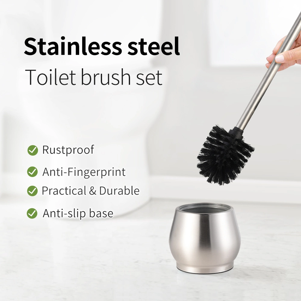 Cheap Premium Bathroom Standing Stainless Steel Toilet Brush Bathroom Toilet Brush