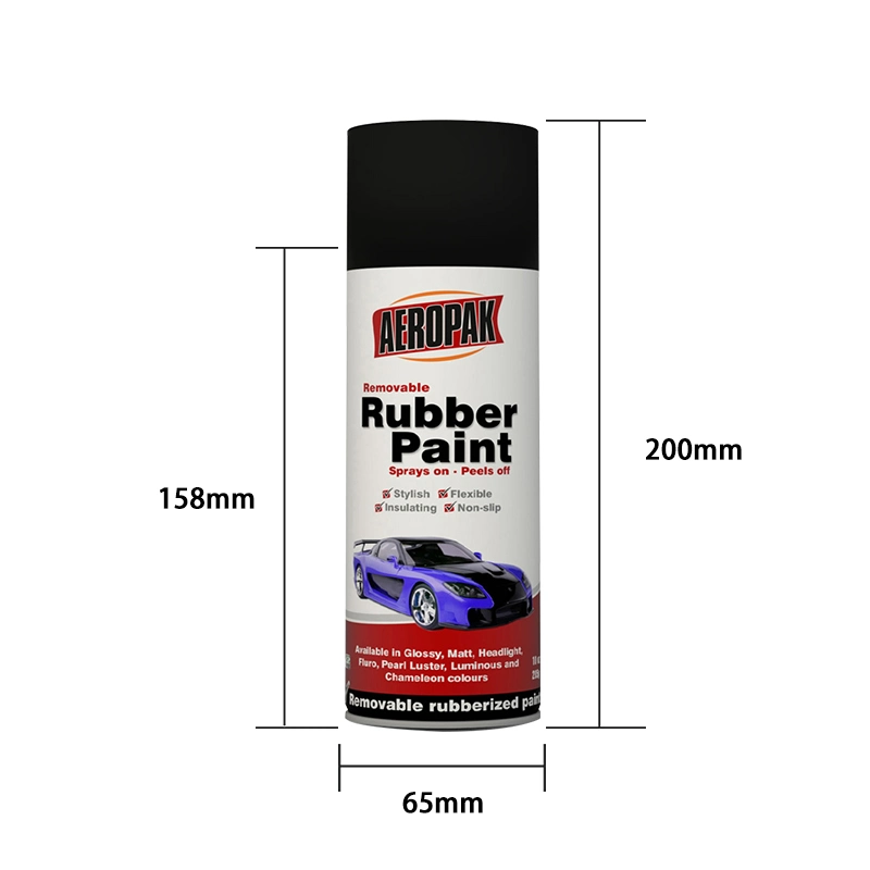 Aeropak Rubber Paint 400ml Aerosol Waterproof Headlight for Car Headlight