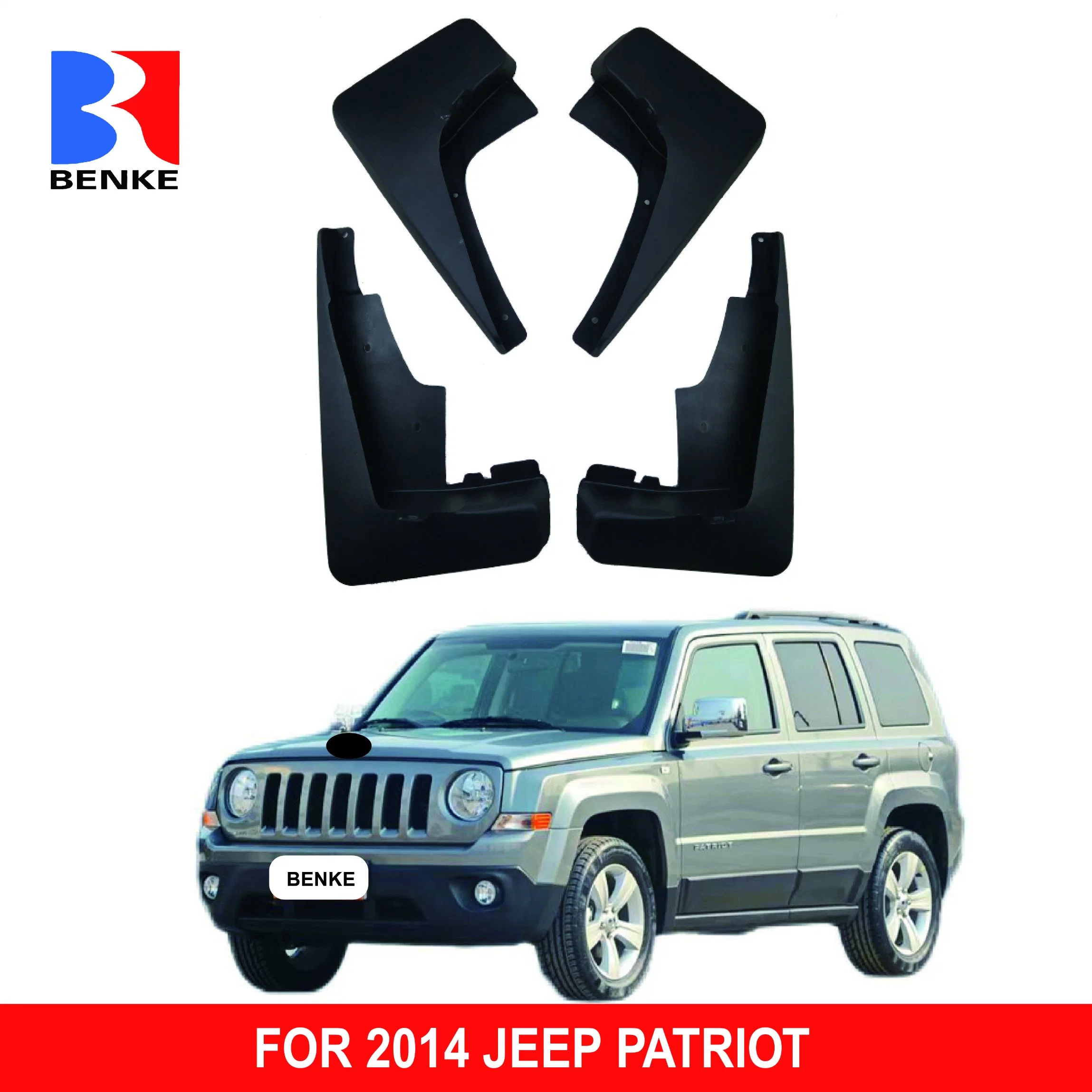 Mud Flaps Kit Jeep Grand Cherokee Mud Splash Guard Front and Rear 4-PC Set Jeep Grand Cherokee / Renegade / Compass / Patriot Mudguard Mud Flap Fender