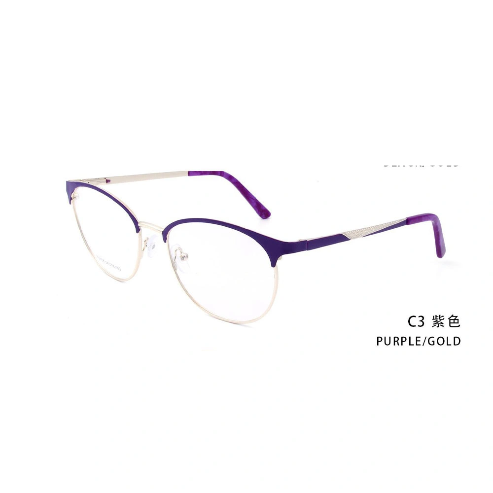 Retro Metal Eyeglasses Frame Classy Unisex Trendrehab Eyewear