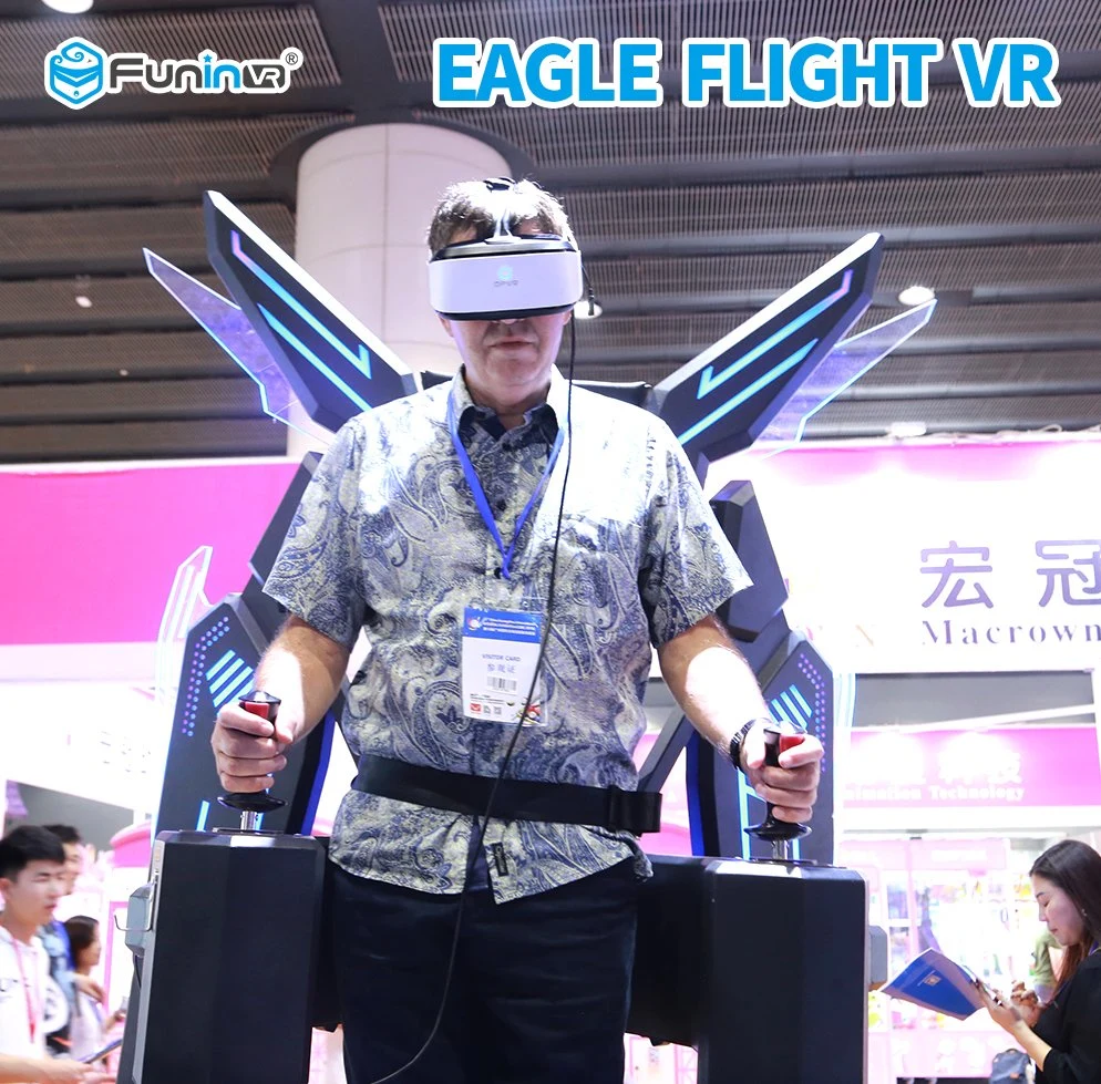 9d Realidad Virtual stand-up de la máquina arcade simulador de vuelo de reconocimiento de voz