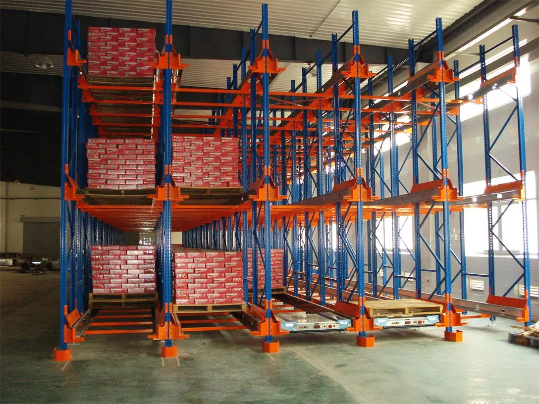 Smart Warehouse Rack System Automatisches Warehouse Intelligentes Lager Radio Shuttle Regale