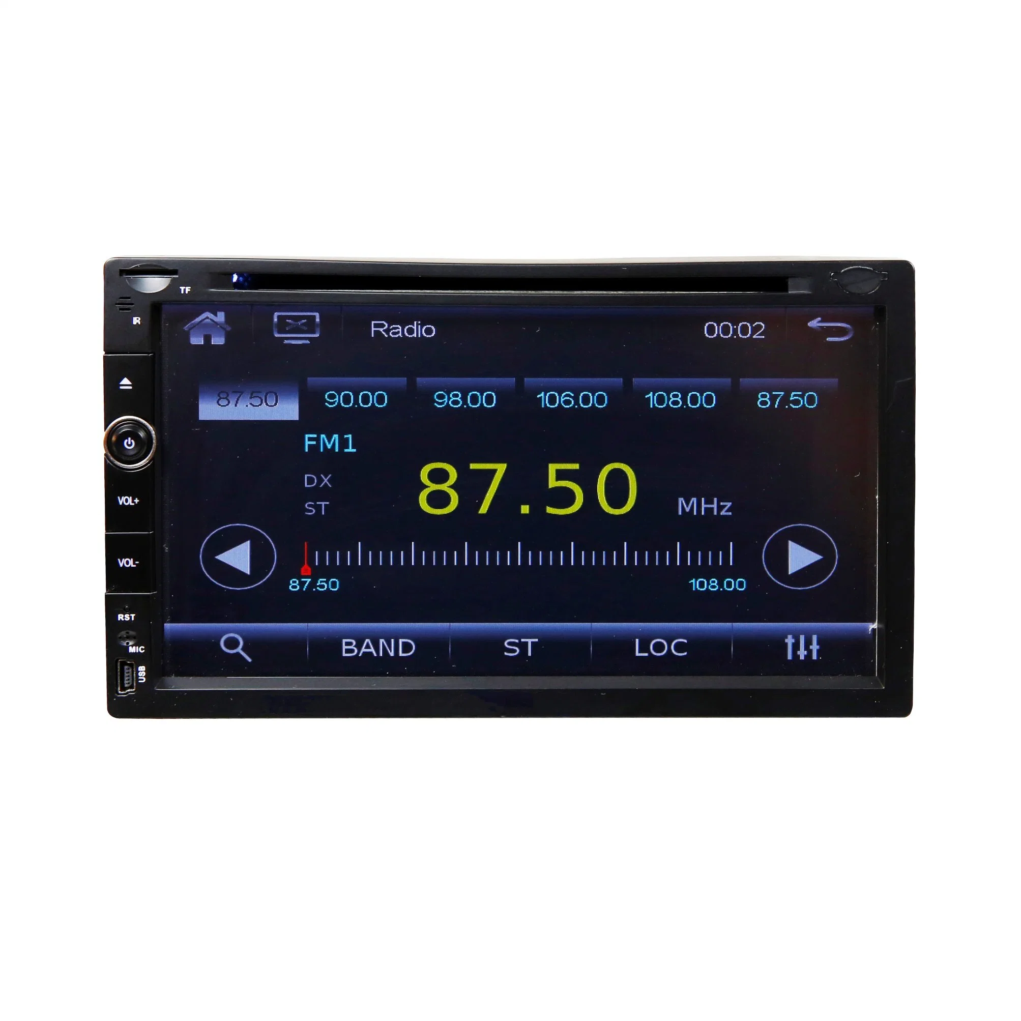 Double DIN Car DVD Navigation Audio Player with Bluetooth/Remote