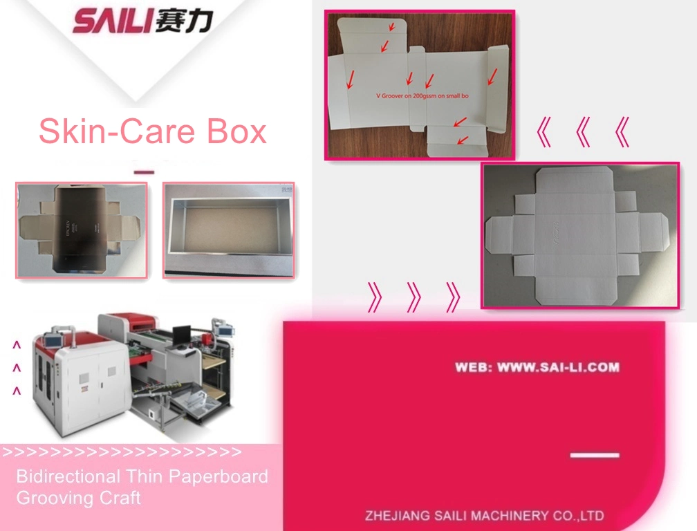 Helpful Fully Automatic Thin Paperboard Mobile Packaging Box Grooving Craft