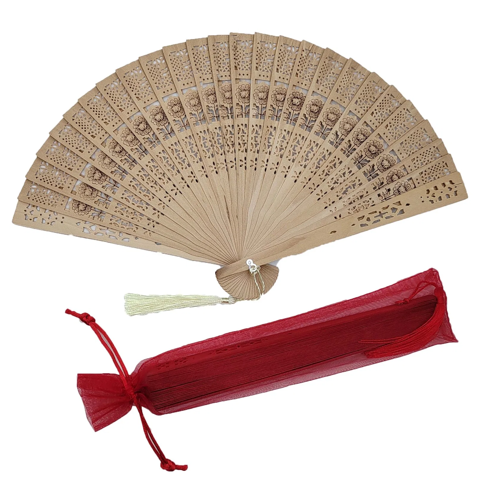 Chinese Carved Folding Custom Your Own Logo Hand Fan Various Favorite Perfumes Folding Hand Fan