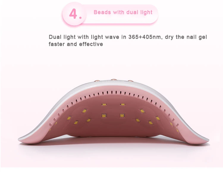 36W High Power Lamp Beads 18 LED Curing Light Nail Art Three-Gear Gel Nail Machine Dry Nail Lamps