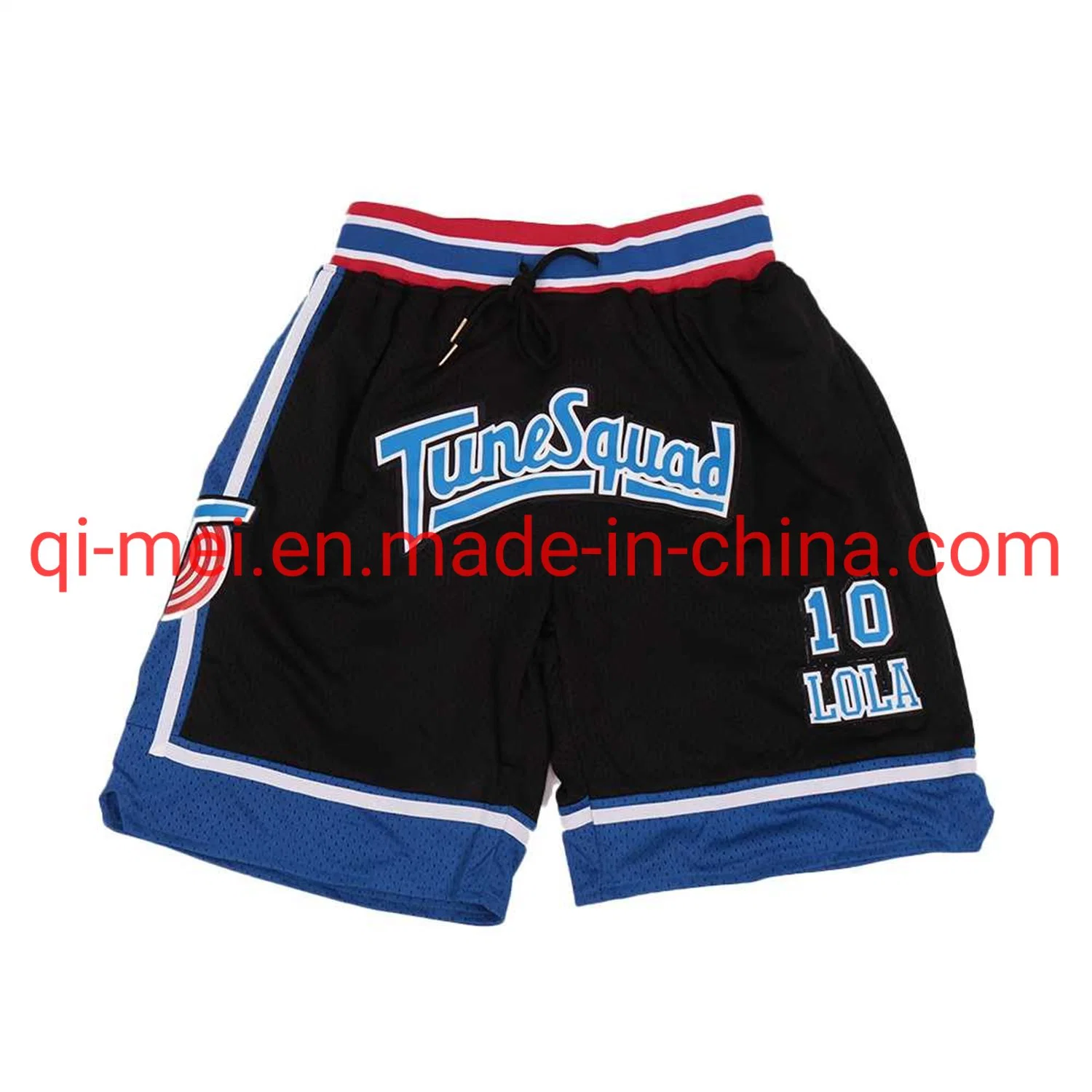 Wholesale/Supplier Tune Squad Space Movie 6 James 1 Bugs 23 10 Lola Black Blue N-Ba Basketball Shorts