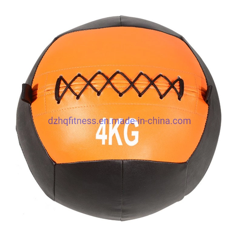 Gym Fitness Strength Training Equipment Accessories PU Mdecicine Ball Wall Ball